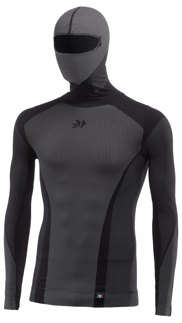 Maglia a maniche lunghe con cappuccio 4 stagioni