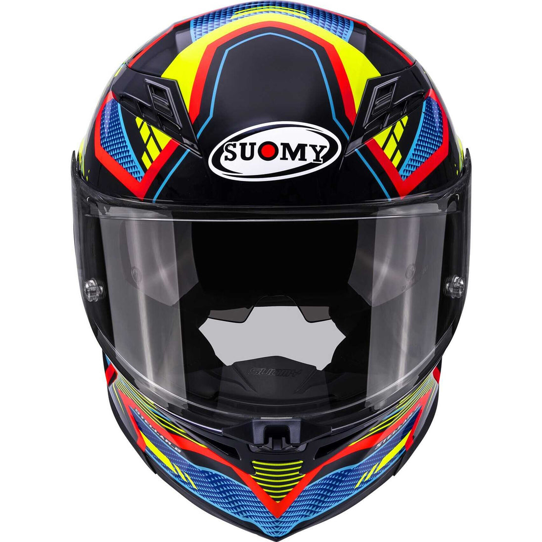 Casco Suomy Stellar 2 Blackstar blu giallo