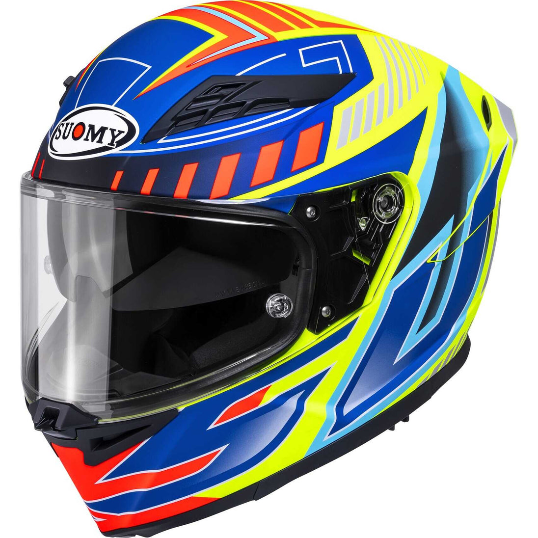 Casco Suomy Stellar 2 Deepspace giallo opaco blu