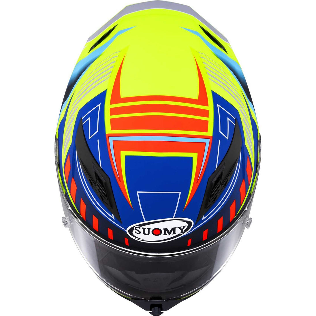 Casco Suomy Stellar 2 Deepspace giallo opaco blu vista alternativa