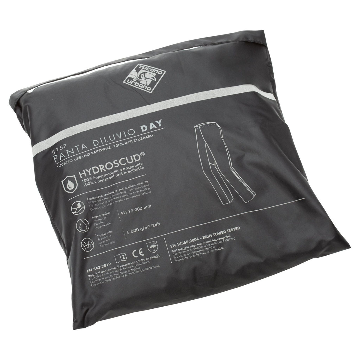 Tucano Urbano Pantalone antipioggia PANTA DILUVIO DAY HYDROSCUD® - Nero