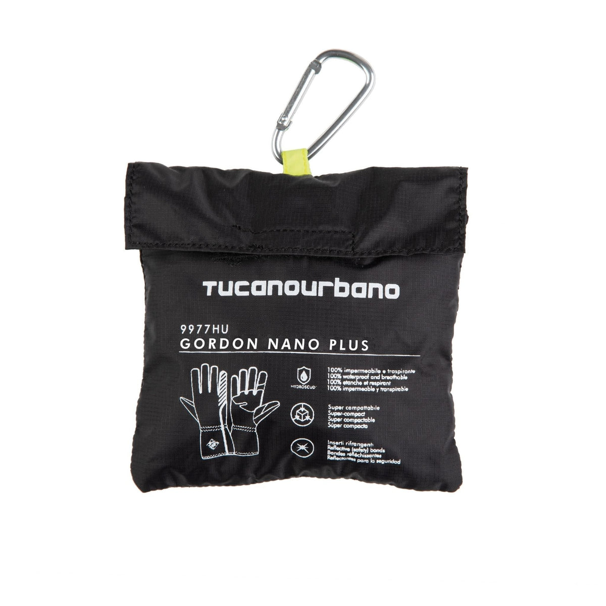 Tucano Urbano Sovraguanto GORDON NANO PLUS HYDROSCUD® - Nero